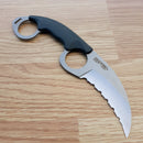 Cold Steel Double Agent I Fixed Knife 3" Serrated AUS-8A Steel Blade Griv-Ex Handle 39FKS -Cold Steel - Survivor Hand Precision Knives & Outdoor Gear Store