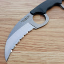 Cold Steel Double Agent I Fixed Knife 3" Serrated AUS-8A Steel Blade Griv-Ex Handle 39FKS -Cold Steel - Survivor Hand Precision Knives & Outdoor Gear Store