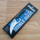 Cold Steel Double Agent I Fixed Knife 3" Serrated AUS-8A Steel Blade Griv-Ex Handle 39FKS -Cold Steel - Survivor Hand Precision Knives & Outdoor Gear Store