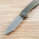 Civivi Mini Elementum Folding Knife 1.83" 14C28N Steel Blade Rubbed/Brass Handle 18062Q1 -Civivi - Survivor Hand Precision Knives & Outdoor Gear Store