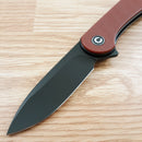 Civivi Elementum Liner Folding Knife 3" D2 Steel Blade Burgundy G10 Handle 907A1 -Civivi - Survivor Hand Precision Knives & Outdoor Gear Store