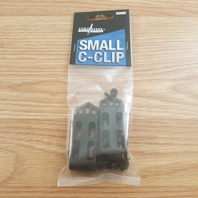 Cold Steel Secure-Ex C-Clip Small 2pk Fits Up To 1.75" Wide And 0.25" Thick Belts SACLB -Cold Steel - Survivor Hand Precision Knives & Outdoor Gear Store