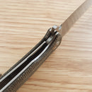 Artisan Cutlery Arroyo Folding Knife 3.38" AR-RPM9 Steel Blade OD Green Micarta Handle 1845PODG -Artisan Cutlery - Survivor Hand Precision Knives & Outdoor Gear Store