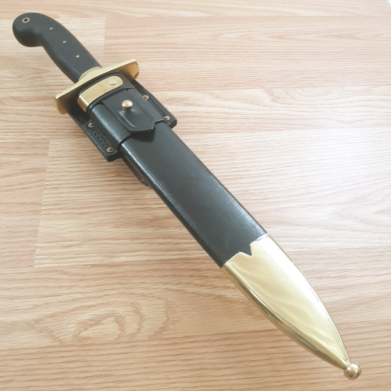 Cold Steel 1849 Riflemans Fixed Knife 12" 1085HC Full Tang Blade Rosewood Handle 88GRB -Cold Steel - Survivor Hand Precision Knives & Outdoor Gear Store