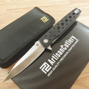 Artisan Cutlery Virginia Folding Knife 4" S35VN Stainless Blade Black G10 Handle 1807GBKS -Artisan Cutlery - Survivor Hand Precision Knives & Outdoor Gear Store