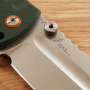 Artisan Cutlery Proponent Framelock Folding Knife 4" D2 Tool Steel Blade Green G10 Handle 1820PGNF -Artisan Cutlery - Survivor Hand Precision Knives & Outdoor Gear Store