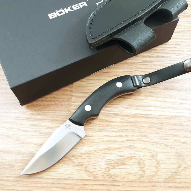 Boker Plus J-Bite Fixed Knife 2.5" 440C Steel Full Tang Blade Black G10 Handle 02BO046 -Boker Plus - Survivor Hand Precision Knives & Outdoor Gear Store