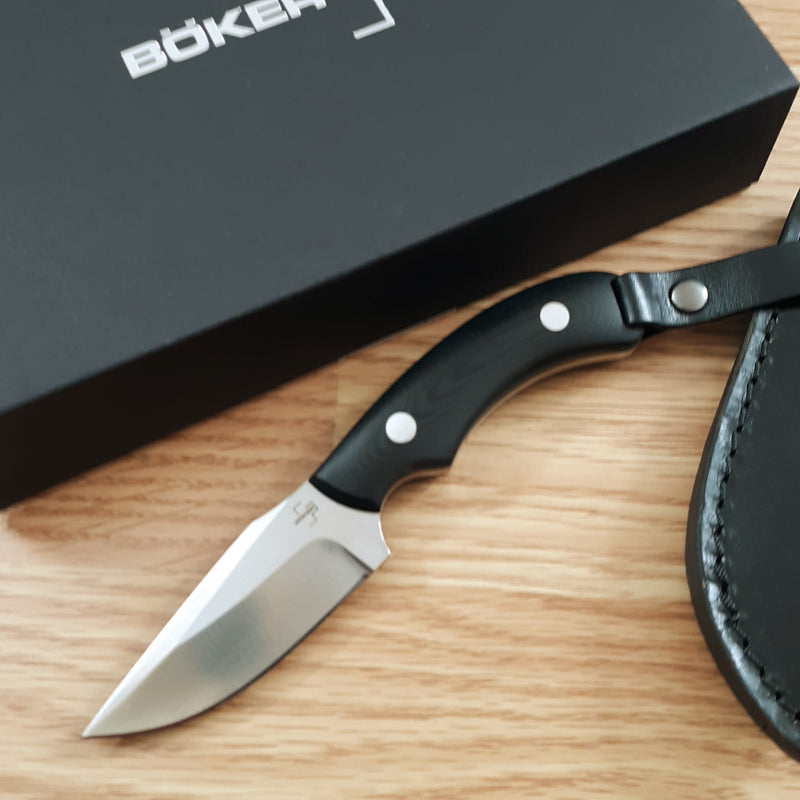 Boker Plus J-Bite Fixed Knife 2.5" 440C Steel Full Tang Blade Black G10 Handle 02BO046 -Boker Plus - Survivor Hand Precision Knives & Outdoor Gear Store