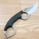 Cold Steel Double Agent II Fixed Knife 3" AUS-8A Steel Blade Black Griv-Ex Handle 39FNS -Cold Steel - Survivor Hand Precision Knives & Outdoor Gear Store