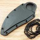 Cold Steel Double Agent II Fixed Knife 3" AUS-8A Steel Blade Black Griv-Ex Handle 39FNS -Cold Steel - Survivor Hand Precision Knives & Outdoor Gear Store