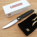 Artisan Sirius Folding Knife 3.54" AR-RPM9 Steel Drop Point Blade Black G10 Handle Z1849PBK -Artisan - Survivor Hand Precision Knives & Outdoor Gear Store