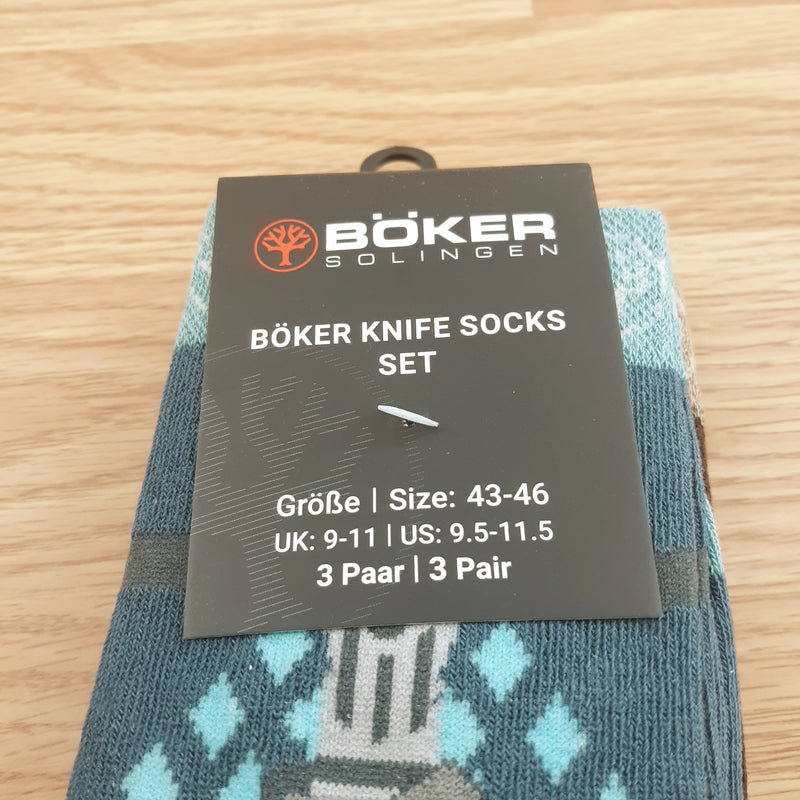 Boker Sock Set Of Three Cotton, Polyamide, Elastane Construction 09BO199 -Boker - Survivor Hand Precision Knives & Outdoor Gear Store