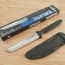 Cold Steel Tanto Spike Fixed Knife 4" 4116 Steel Blade Black Griv-Ex Handle 53NCT -Cold Steel - Survivor Hand Precision Knives & Outdoor Gear Store