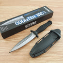 Cold Steel Counter TAC I Fixed Knife 5" AUS-8A Steel Blade Black Kray-Ex Handle 10BCTL -Cold Steel - Survivor Hand Precision Knives & Outdoor Gear Store