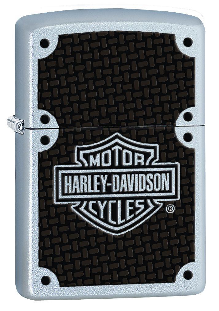 Zippo Lighter Harley Carbon Fiber Windproof Refillable All Metal Construction Made In USA 24025 -Zippo - Survivor Hand Precision Knives & Outdoor Gear Store