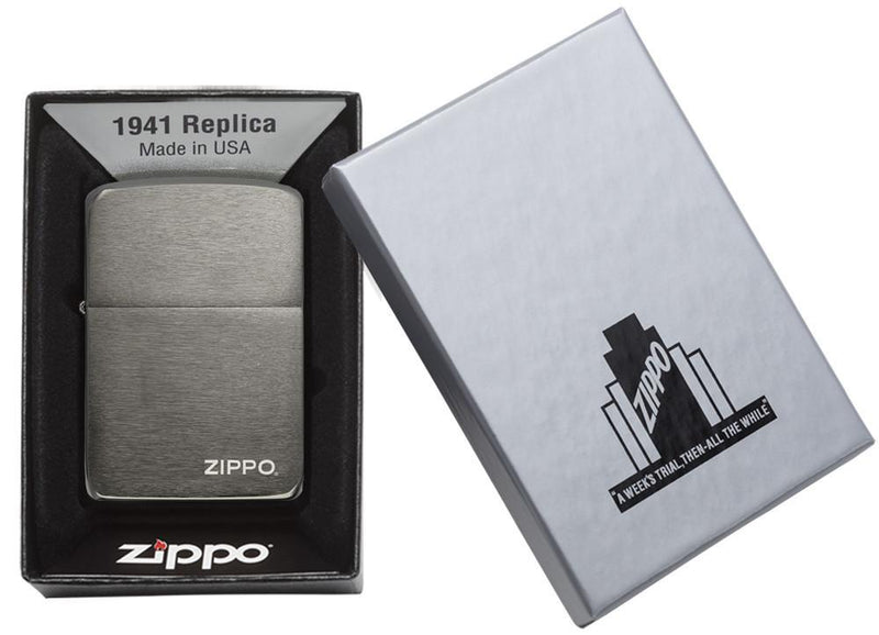 Zippo Lighter 1941 Replica Windproof Refillable All Metal Construction Made In USA 24485 -Zippo - Survivor Hand Precision Knives & Outdoor Gear Store