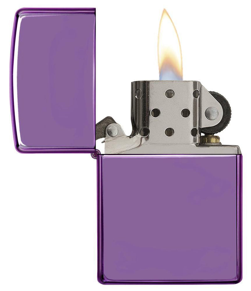 Zippo Lighter Deep Purple Abyss Windproof Refillable All Metal Construction Made In USA 24747 -Zippo - Survivor Hand Precision Knives & Outdoor Gear Store