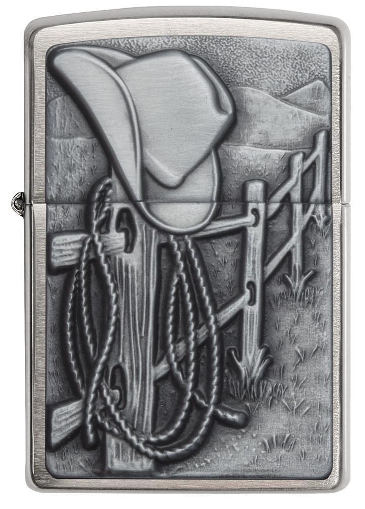 Zippo Lighter Resting Cowboy Windproof Refillable Metal Construction Made In USA 24879 -Zippo - Survivor Hand Precision Knives & Outdoor Gear Store