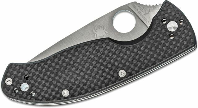 Spyderco Tenacious Folding Knife 3.5" 8Cr13MoV Steel Blade Carbon Fiber / G10 Handle 122CFP -Spyderco - Survivor Hand Precision Knives & Outdoor Gear Store