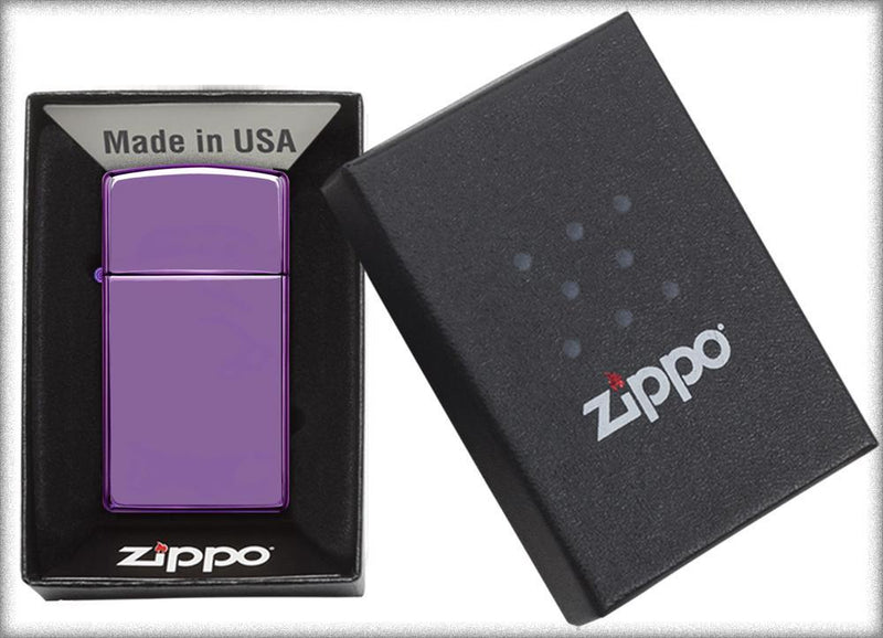 Zippo Lighter Slim Abyss Windproof Refillable Metal Construction Made In USA 28124 -Zippo - Survivor Hand Precision Knives & Outdoor Gear Store