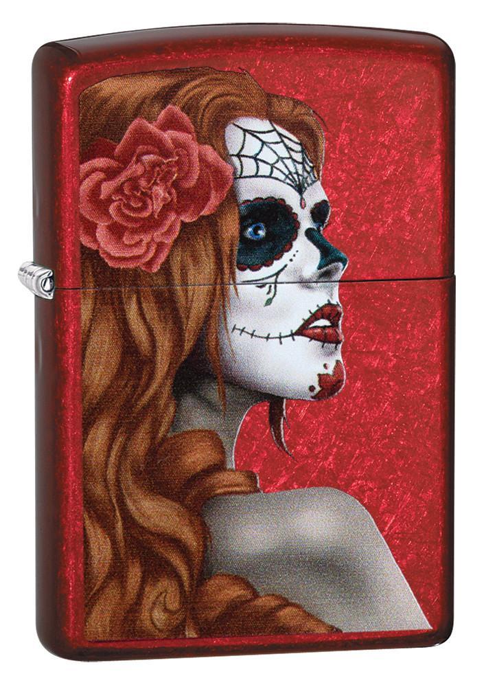 Zippo Lighter Day Of Dead Girl Windproof Refillable All Metal Construction Made In USA 28830 -Zippo - Survivor Hand Precision Knives & Outdoor Gear Store