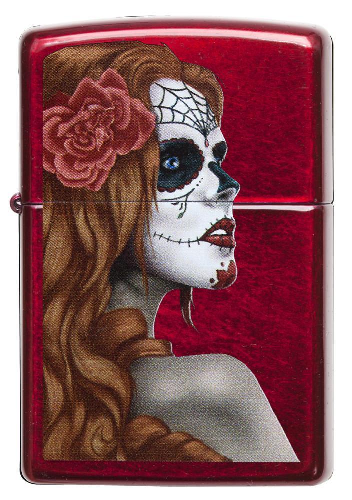 Zippo Lighter Day Of Dead Girl Windproof Refillable All Metal Construction Made In USA 28830 -Zippo - Survivor Hand Precision Knives & Outdoor Gear Store