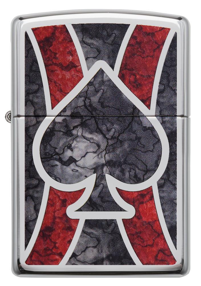 Zippo Lighter Ace Spade Windproof Refillable Metal Construction Made In USA 28952 -Zippo - Survivor Hand Precision Knives & Outdoor Gear Store