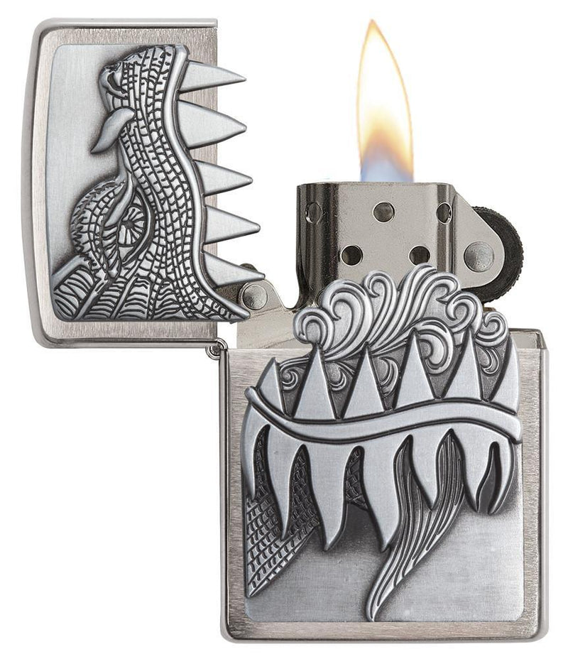 Zippo Lighter Fire Breathing Dragon Windproof Refilllable Metal Construction Made In USA 28969 -Zippo - Survivor Hand Precision Knives & Outdoor Gear Store