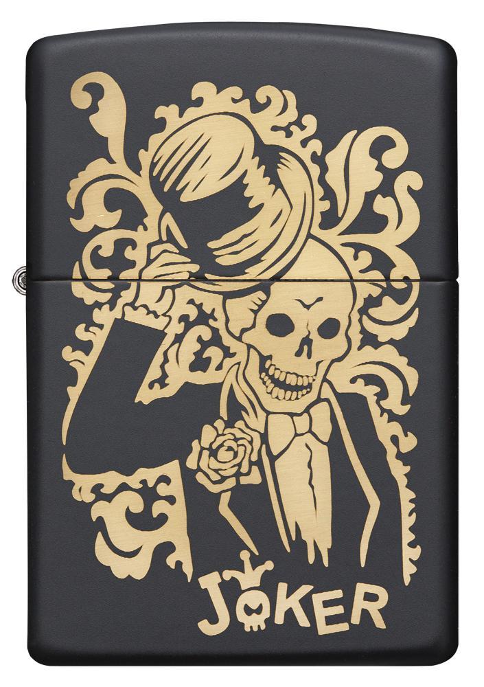 Zippo Lighter Skull Joker Windproof Refillable Metal Construction Made In USA 02233 -Zippo - Survivor Hand Precision Knives & Outdoor Gear Store