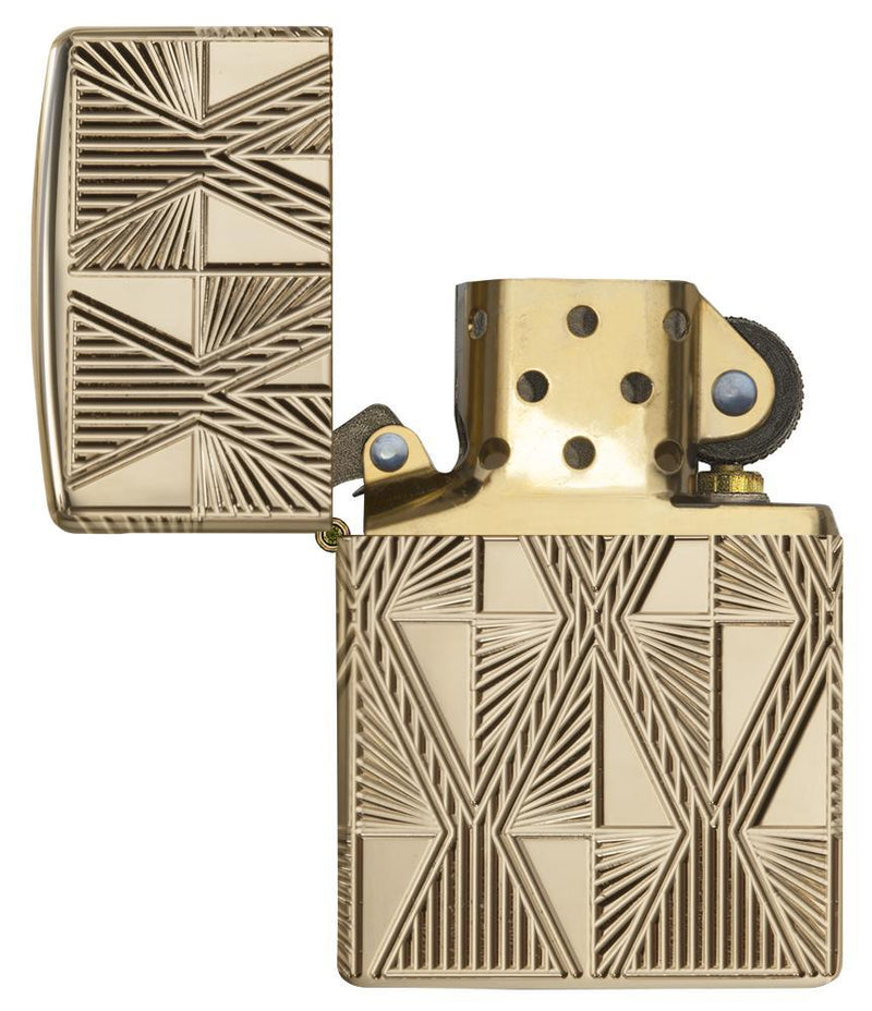 Zippo Lighter Armor Luxury Diamond Windproof Refillable Dimensions: 1.44" x 2.25" Metal 04939 -Zippo - Survivor Hand Precision Knives & Outdoor Gear Store