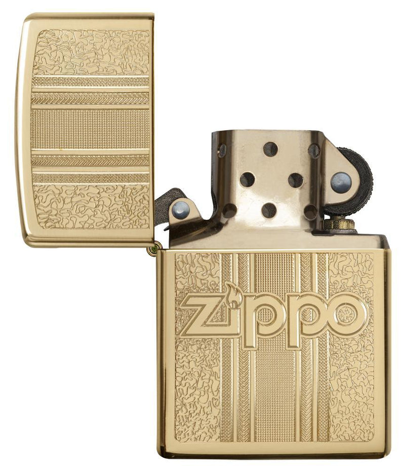 Zippo Lighter And Pattern Windproof Refillable Dimensions 1.44" x 2.25" Metal 05446 -Zippo - Survivor Hand Precision Knives & Outdoor Gear Store