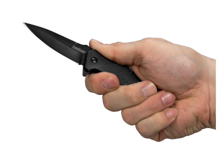 Kershaw RJ Tactical Linerlock Folding Knife 3" 8Cr13MoV Steel Blade Black GRN Handle -Kershaw - Survivor Hand Precision Knives & Outdoor Gear Store