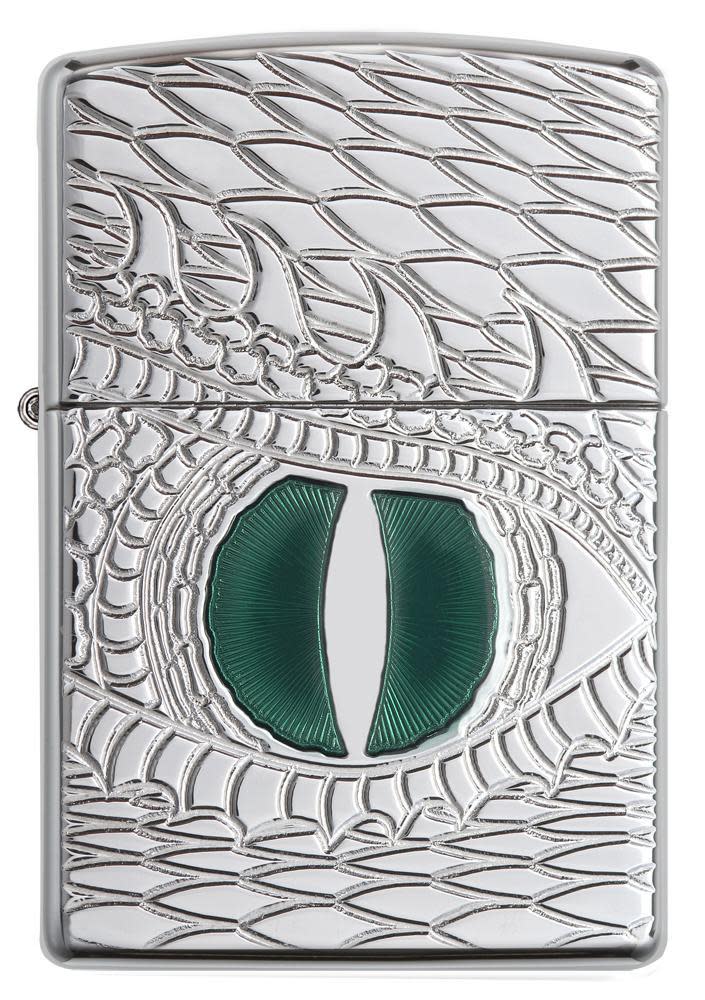 Zippo Lighter Green Dragon Eye Feature Windproof All Metal Construction 28807 -Zippo - Survivor Hand Precision Knives & Outdoor Gear Store