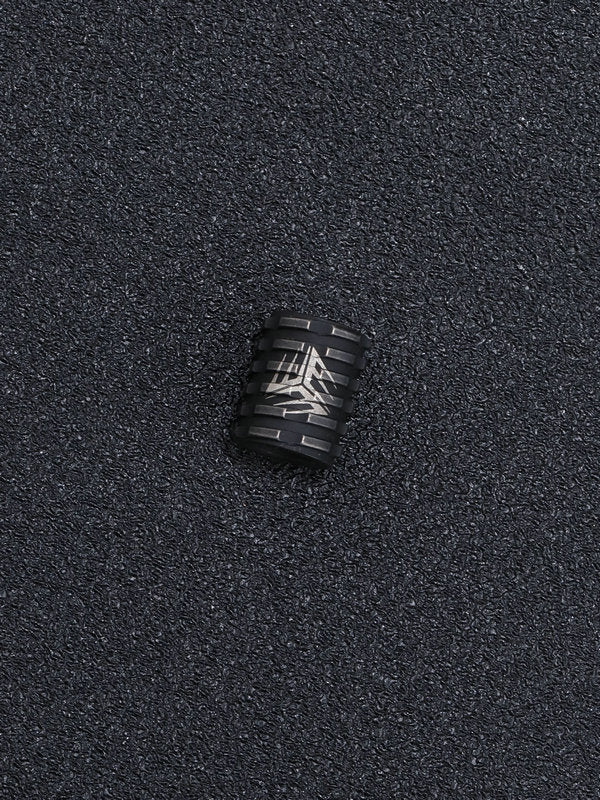 We Knife Co Bead For Lanyards Black Titanium Construction 1/4" Hole Opening A02D -We Knife Co - Survivor Hand Precision Knives & Outdoor Gear Store