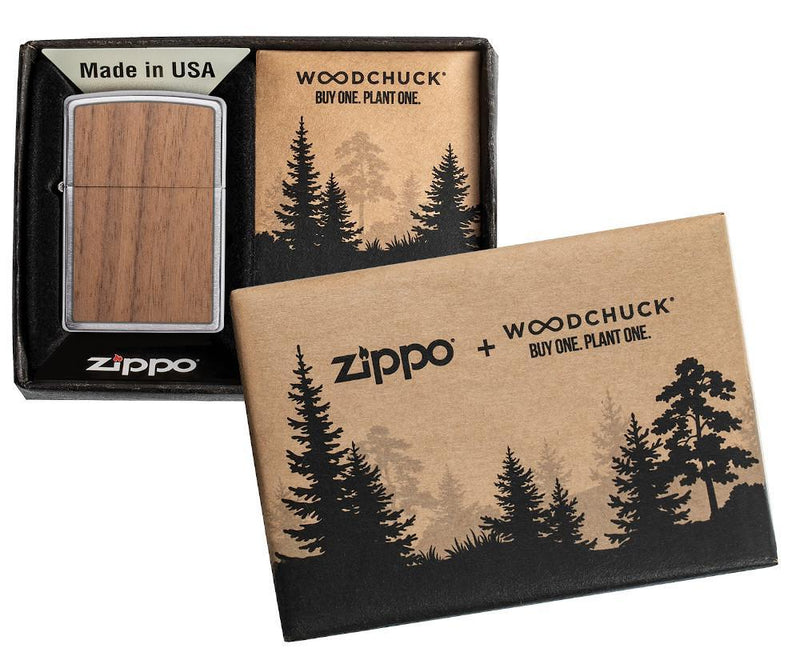 Zippo Woodchuck Lighter All Metal Construction Dimensions: 1.44" x 2.25" 11525 -Zippo - Survivor Hand Precision Knives & Outdoor Gear Store