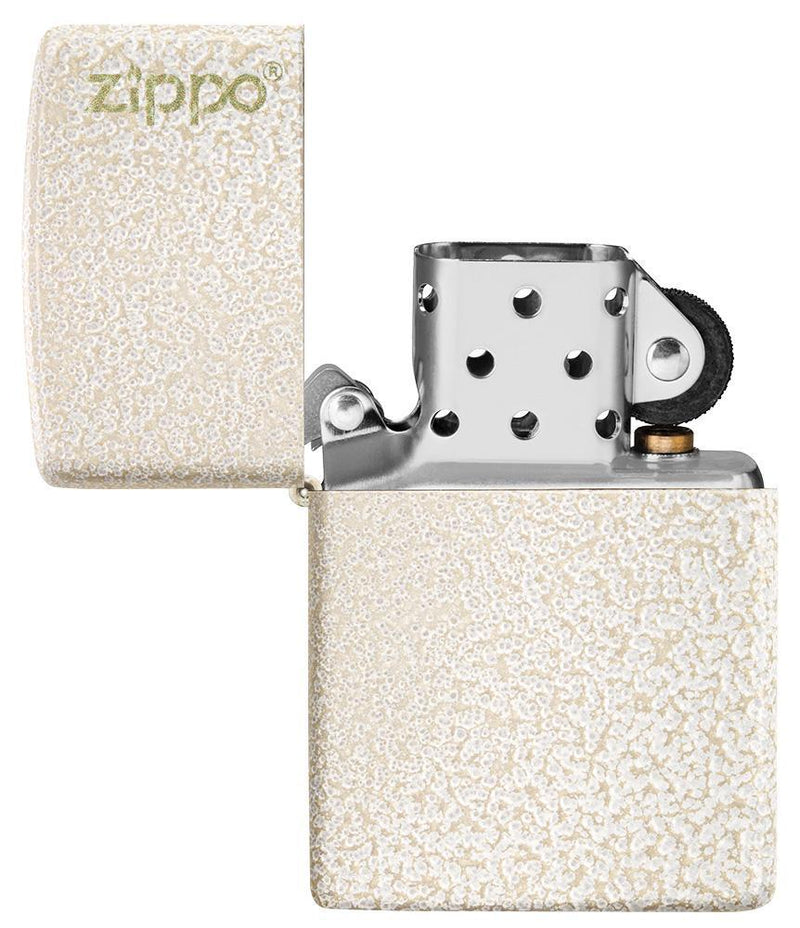 Zippo Mercury Glass Logo Lighter Matte All Metal Construction Dimensions: 1.44" x 2.25" 14811 -Zippo - Survivor Hand Precision Knives & Outdoor Gear Store