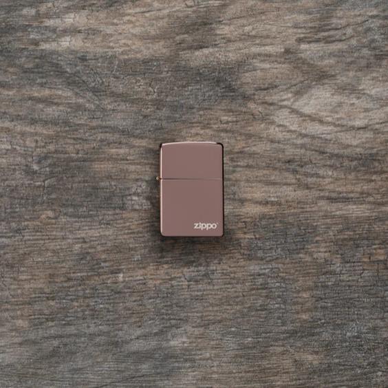 Zippo Classic Logo Rose Gold High Polish All Metal Construction Dimensions: 1.44" x 2.25" 14948 -Zippo - Survivor Hand Precision Knives & Outdoor Gear Store