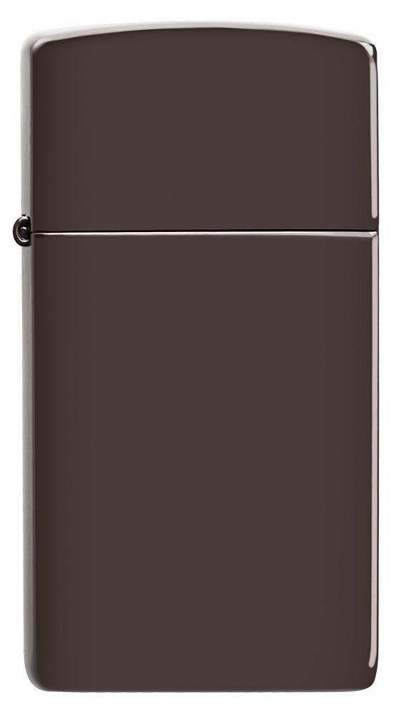 Zippo Slim Brown Lighter All Metal Construction Dimensions: 1.25" x 2.25" 16761 -Zippo - Survivor Hand Precision Knives & Outdoor Gear Store