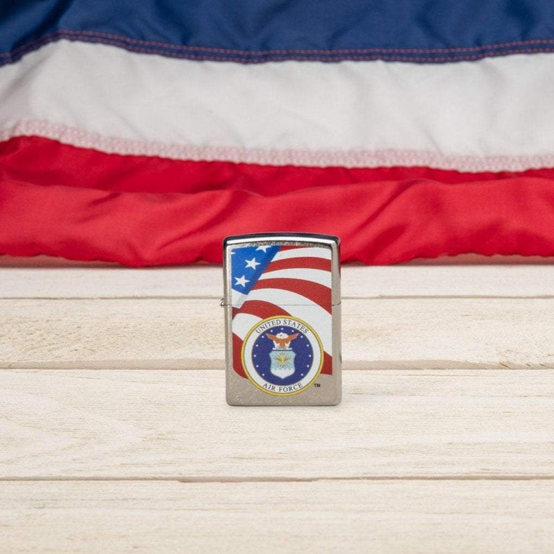 Zippo Lighter Air Force Feature Windproof All Metal Construction 17305 -Zippo - Survivor Hand Precision Knives & Outdoor Gear Store