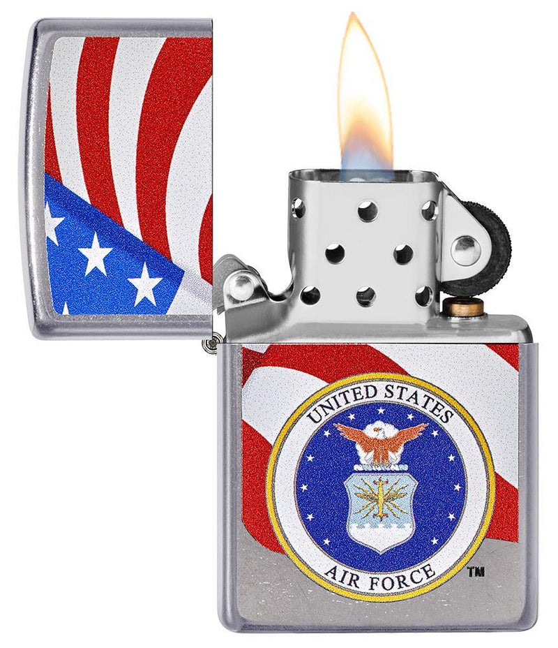 Zippo Lighter Air Force Feature Windproof All Metal Construction 17305 -Zippo - Survivor Hand Precision Knives & Outdoor Gear Store