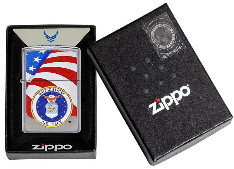Zippo Lighter Air Force Feature Windproof All Metal Construction 17305 -Zippo - Survivor Hand Precision Knives & Outdoor Gear Store