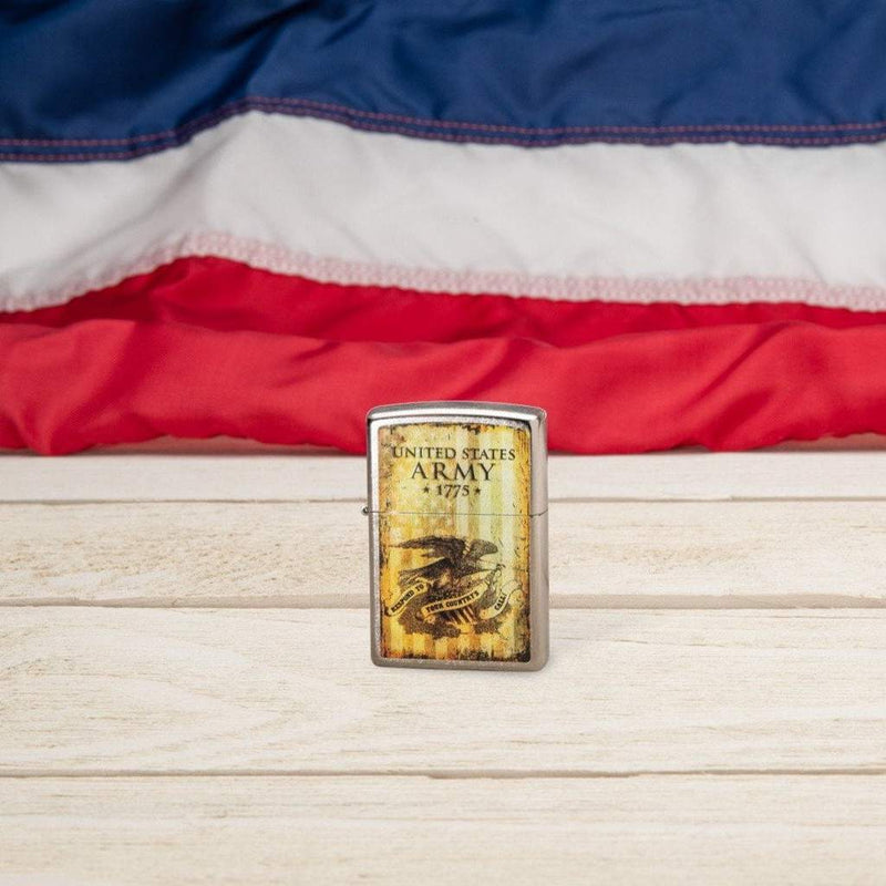 Zippo Lighter U.S. Army Feature Windproof All Metal Construction 17315 -Zippo - Survivor Hand Precision Knives & Outdoor Gear Store