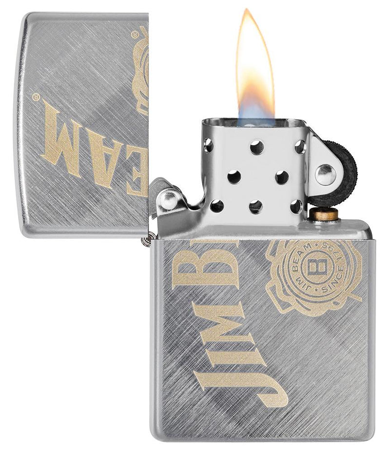 Zippo Lighter Jim Beam Feature Windproof All Metal Construction 17346 -Zippo - Survivor Hand Precision Knives & Outdoor Gear Store