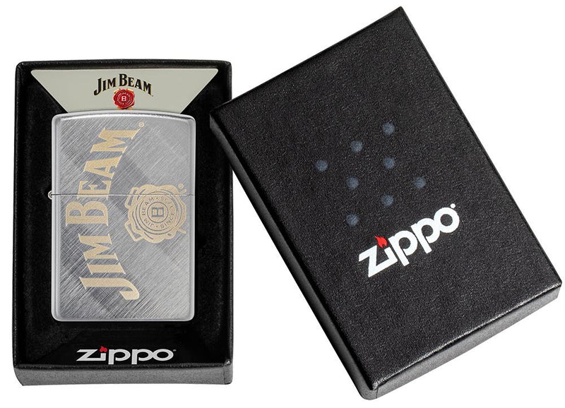 Zippo Lighter Jim Beam Feature Windproof All Metal Construction 17346 -Zippo - Survivor Hand Precision Knives & Outdoor Gear Store