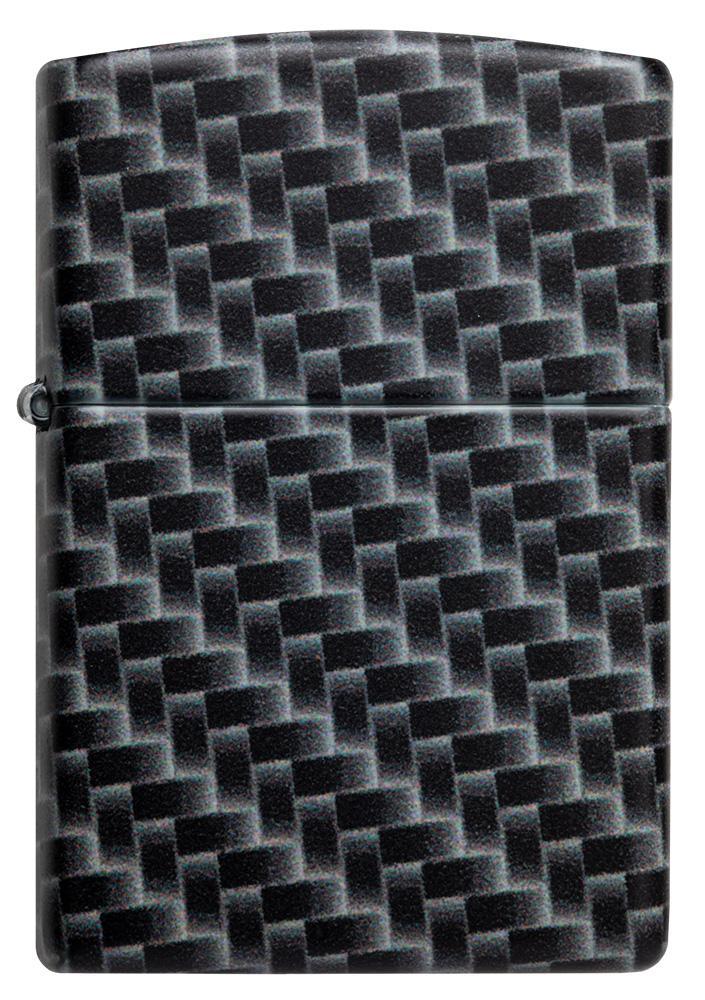 Zippo Carbon Fiber Design Lighter 540 Color Process All Metal Dimensions: 1.44" x 2.25" 17498 -Zippo - Survivor Hand Precision Knives & Outdoor Gear Store