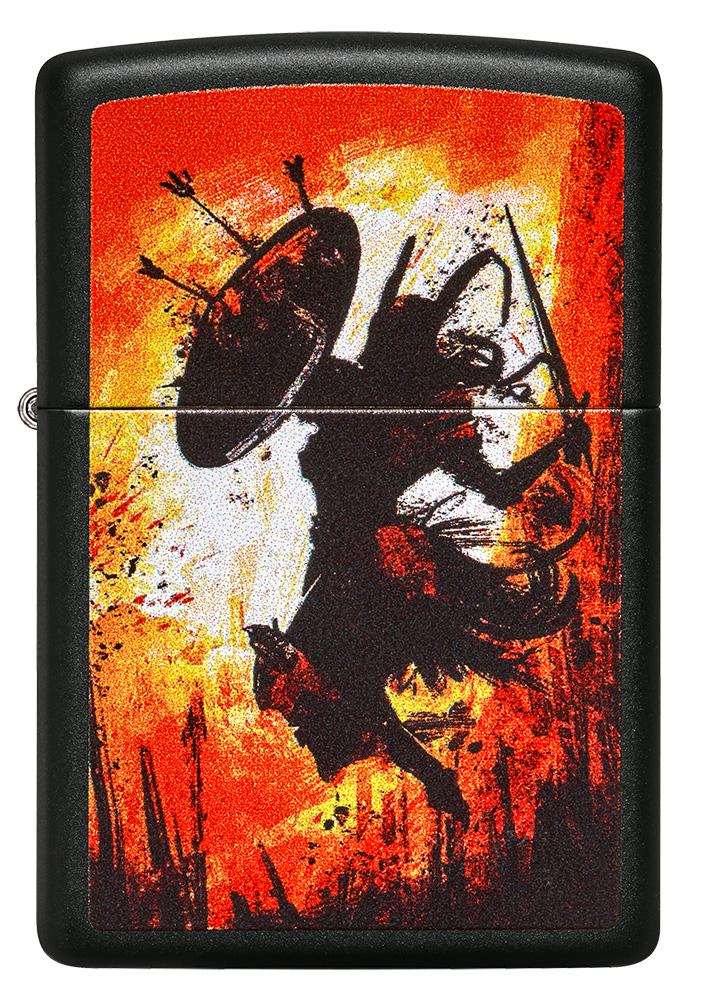 Zippo Lighter Warrior Feature Windproof All Metal Construction 19866 -Zippo - Survivor Hand Precision Knives & Outdoor Gear Store
