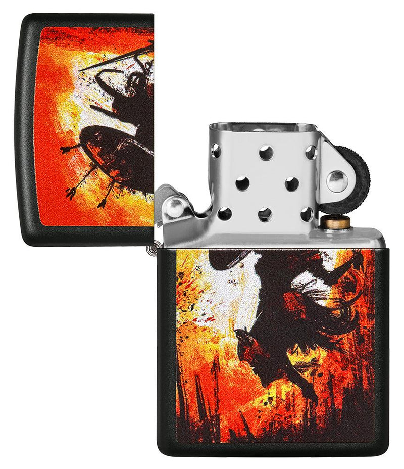 Zippo Lighter Warrior Feature Windproof All Metal Construction 19866 -Zippo - Survivor Hand Precision Knives & Outdoor Gear Store