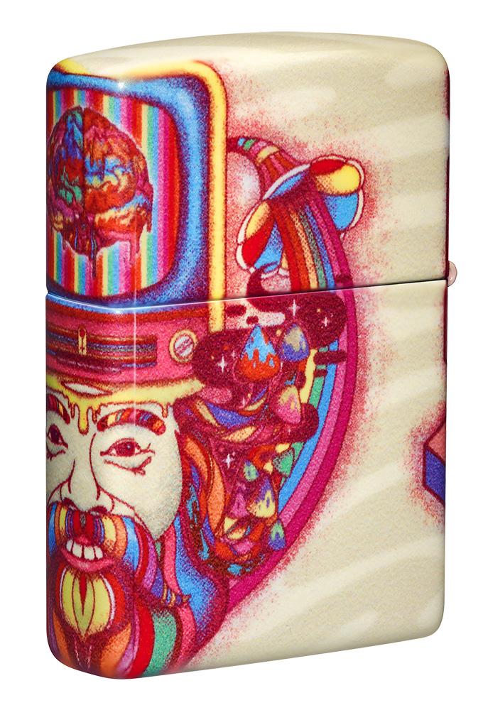 Zippo Lighter Trippy Design Feature Windproof All Metal Construction 19931 -Zippo - Survivor Hand Precision Knives & Outdoor Gear Store