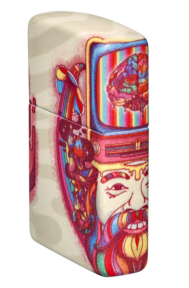Zippo Lighter Trippy Design Feature Windproof All Metal Construction 19931 -Zippo - Survivor Hand Precision Knives & Outdoor Gear Store