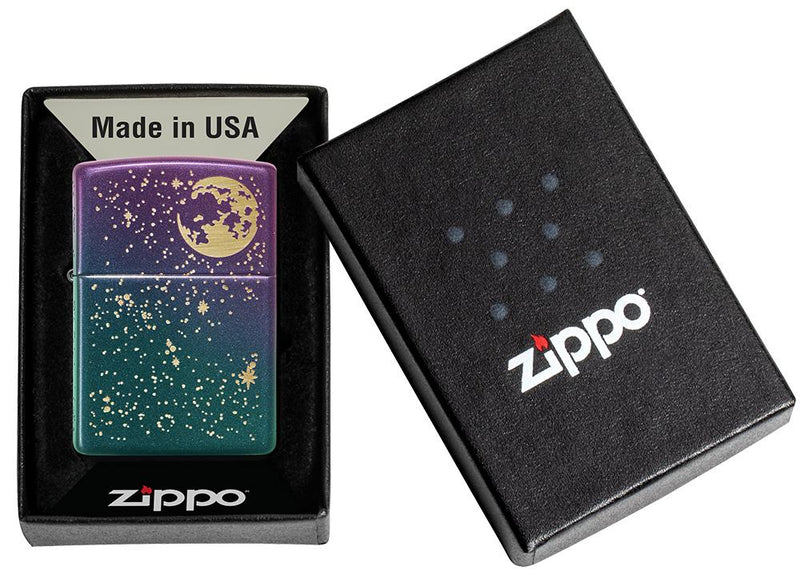 Zippo Lighter Starry Sky Feature Windproof All Metal Construction 19940 -Zippo - Survivor Hand Precision Knives & Outdoor Gear Store